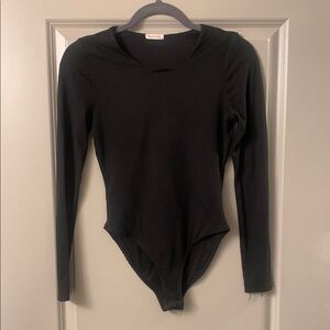 Black Long Sleeve Bodysuit